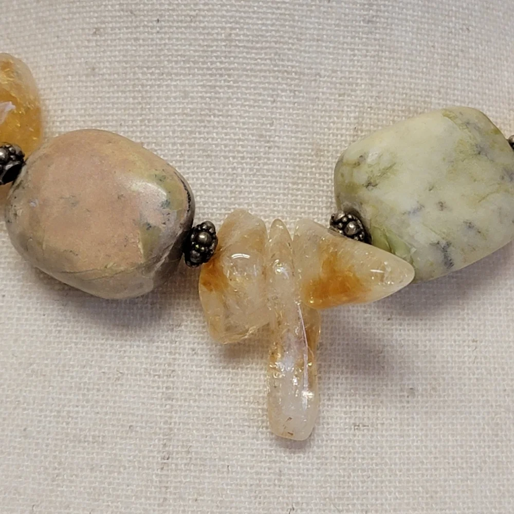 Vintage agate citrine